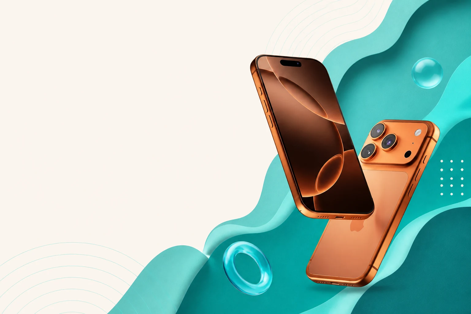 Смартфоны в фирменной студийной сцене Sansara Store